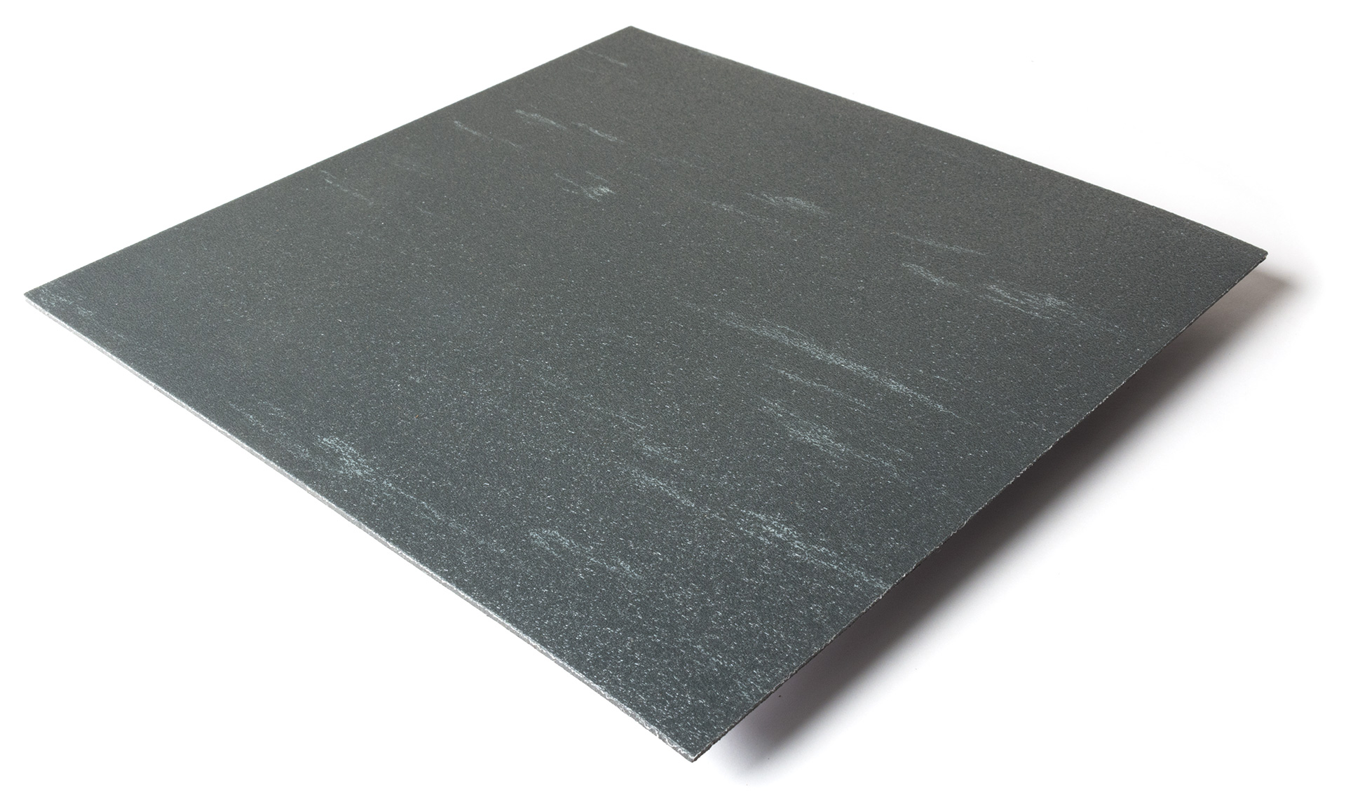 Standard transit flooring in DS marbled dark gray, smooth